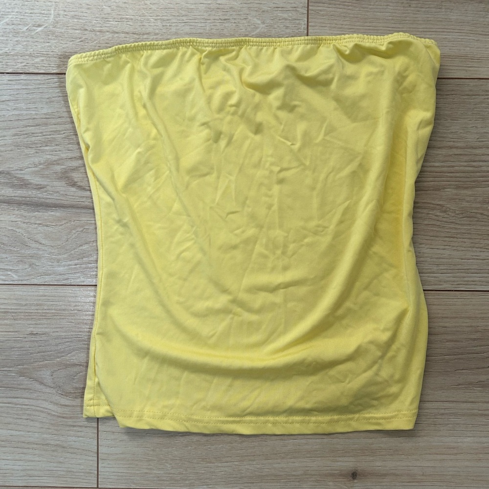 SHEIN Yellow Tank Top